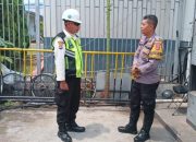 Anggota Polsek Puloampel Melakukan Pengarahan Ke Securty Pabrik