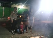 Rutin Patroli Malam, Anggota Piket Polsek Cimarga Polres Lebak Konsisten Jaga Situasi Tetap Aman Dan Kondusif
