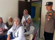 Bhabinkamtibmas Polsek Rangkasbitung Polres Lebak Temui Kader Posyandu Sampaikan Pesan Kamtibmas