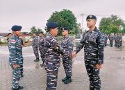 Danlanal Pimpin Upacara Kenaikan Pangkat Prajurit Lanal Bintan