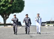 Danlanal Sibolga Terima Laporan Kenaikan Pangkat 6 Prajurit Lanal Sibolga