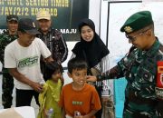 Yonarmed 12 Kostrad Gelar Khitanan Massal Gratis Sambut HUT TNI