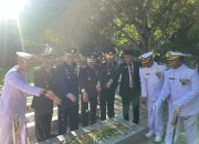 Danlanal Sabang Hadiri Upacara Ziarah Nasional HUT Ke-80 TNI