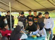 TNI Gelar Gerakan Pasar Murah dan Bakti Kesehatan di Dabo Singkep dalam Rangka HUT Ke-80 TNI Tahun 2025