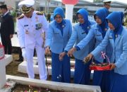 Sambut HUT Ke-80 TNI Tahun 2025, Danlanal Bengkulu Hadiri Ziarah Nasional di TMP Balai Buntar