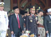 Komandan Beserta Prajurit Lanal Bengkulu Ikuti Upacara Peringatan HUT Ke-80 Tentara Nasional Indonesia Tahun 2025
