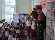 Satgas Pamtas Yonarmed 12 Kostrad Didik Generasi Perbatasan: Ajar Bahasa Inggris dan Komputer di PLBN Motamasin
