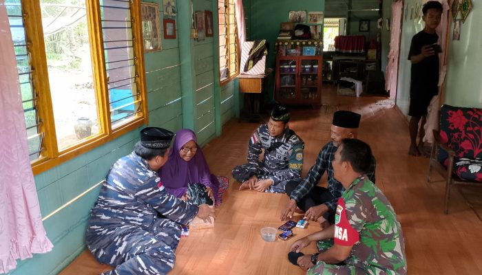 Aksi Kegiatan Sosial Pos TNI AL Midai Untuk Warga di Pulau Midai